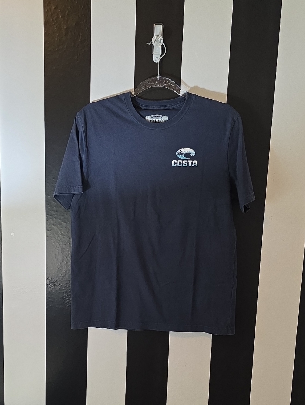 Costa Men's Short-Sleeve Crewneck T-Shirt - Navy Blue